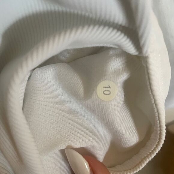 Lululemon White  Zip-Up Hoodie Jacket Reversible - Picture 8 of 8